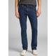 Straight-Jeans LEE "Brooklyn" Gr. 34, Länge 32, blau (dark stone wash) Herren Jeans Straight Fit