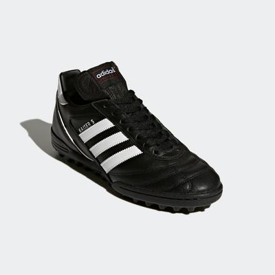 Fußballschuh ADIDAS PERFORMANCE "KAISER 5 TEAM" Gr. 39, schwarz-weiß (black / cloud white none) Schuhe