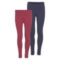 Leggings SCOUT "SPORTY" Gr. 104/110, N-Gr, blau (marine, rot) Kinder Hosen Leggings