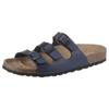Pantolette ANISTON SHOES, Damen, Gr. 39, blau (navy), Lederimitat, unifarben, klassisch, Schuhe, Gartenschuh, Berufsschuh, Hausschuh mit Veloursleder-Fußbett