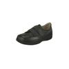 Klettschuh NATURAL FEET "Stockholm XL", Damen, Gr. 43, schwarz, Leder, casual, Schuhe, mit Platzhalter-Sohle