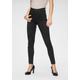 Skinny-fit-Jeans LEVI'S "Mile High Super Skinny" Gr. 28, Länge 34, schwarz (black) Damen Jeans Röhrenjeans High Waist