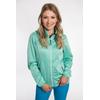 Softshelljacke DEPROC ACTIVE "JOSEPHIN PEAK WOMEN", Damen, Gr. 44 (L), blau (türkis), 100% Polyester, casual, tailliert, Langarm gerader Abschluss mit verstellbarem Klettverschluss,mit Windstopper, Jacken Outdoorbekleidung Softshelljacke...