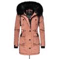 Wintermantel NAVAHOO "Luluna Prc", Damen, Gr. XL (42), braun, Oberstoff: 100% Polyester, Futter: 100% Polyester, Wattierung: 100% Polyester, Ärmelfutter: 100% Polyester, Kunstpelz: 90% Polyacryl, 10% Polyester, modisch, figurbetont Po-bedeckend,...