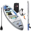 SUP-Board F2 "Mono inkl. Carbonpaddel" Wassersportboards Gr. 10,5 320 cm, blau Stand Up Paddle