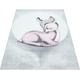Kinderteppich AYYILDIZ TEPPICHE "Bambi 850" Teppiche Gr. B/L: 120 cm x 170 cm, 11 mm, 1 St., pink Kinder Kinderzimmerteppiche