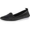 Slipper HEINE, Damen, Gr. 41, schwarz, Glattleder, Leder, modisch, Schuhe