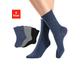 Socken H.I.S Gr. 39-42, bunt (2 x jeans, 2 schwarz, grau, meliert) Damen Socken Multipacks