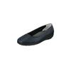 Ballerina NATURAL FEET "Johanna", Damen, Gr. 39, blau (dunkelblau), Leder, elegant, Schuhe Ballerina, mit Komfortweite