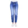 Bequeme Jeans LE TEMPS DES CERISES, Damen, Gr. 25, Länge 34, blau, 89% Baumwolle, 11% Elasthan, casual, Jeans, mit lässiger Waschung