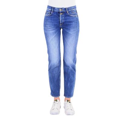 Bequeme Jeans LE TEMPS DES CERISES, Damen, Gr. 29, Länge 34, blau, 89% Baumwolle, 11% Elasthan, casual, Jeans, mit lässiger Waschung Image