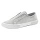 Sneaker LASCANA Gr. 39, grau (hellgrau) Damen Schuhe Damenschuh Skaterschuh Slip-on-Sneaker Sneaker low Sommerschuh