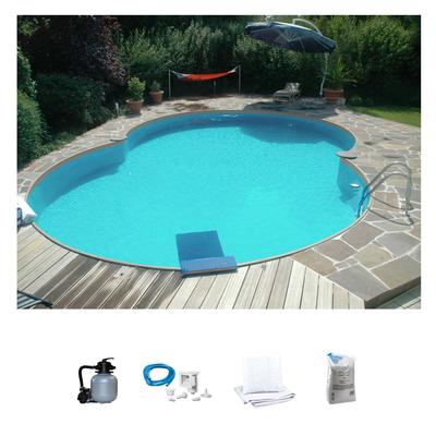Achtformpool MY POOL BWT "SAMOA 2", weiß, B:300cm H:120cm L:470cm, Schwimmbecken, in verschiedenen Größen erhältlich