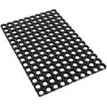 Fußmatte ANDIAMO "Gummi Ringmatte" Teppiche Gr. B/L: 80 cm x 120 cm, 15 mm, 1 St., schwarz Fußmatten einfarbig