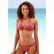 Triangel-Bikini-Top S.OLIVER "Rome" Gr. 32, Cup A/B, rot (rostrot) Damen Bikini-Oberteile Ocean Blue