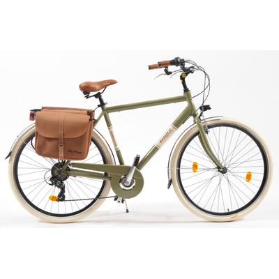 Cityrad VENICE - I LOVE ITALY "Citybike 605 Alu Man" Fahrräder Gr. 54 cm, 28 Zoll (71,12 cm), grün Alle Fahrräder