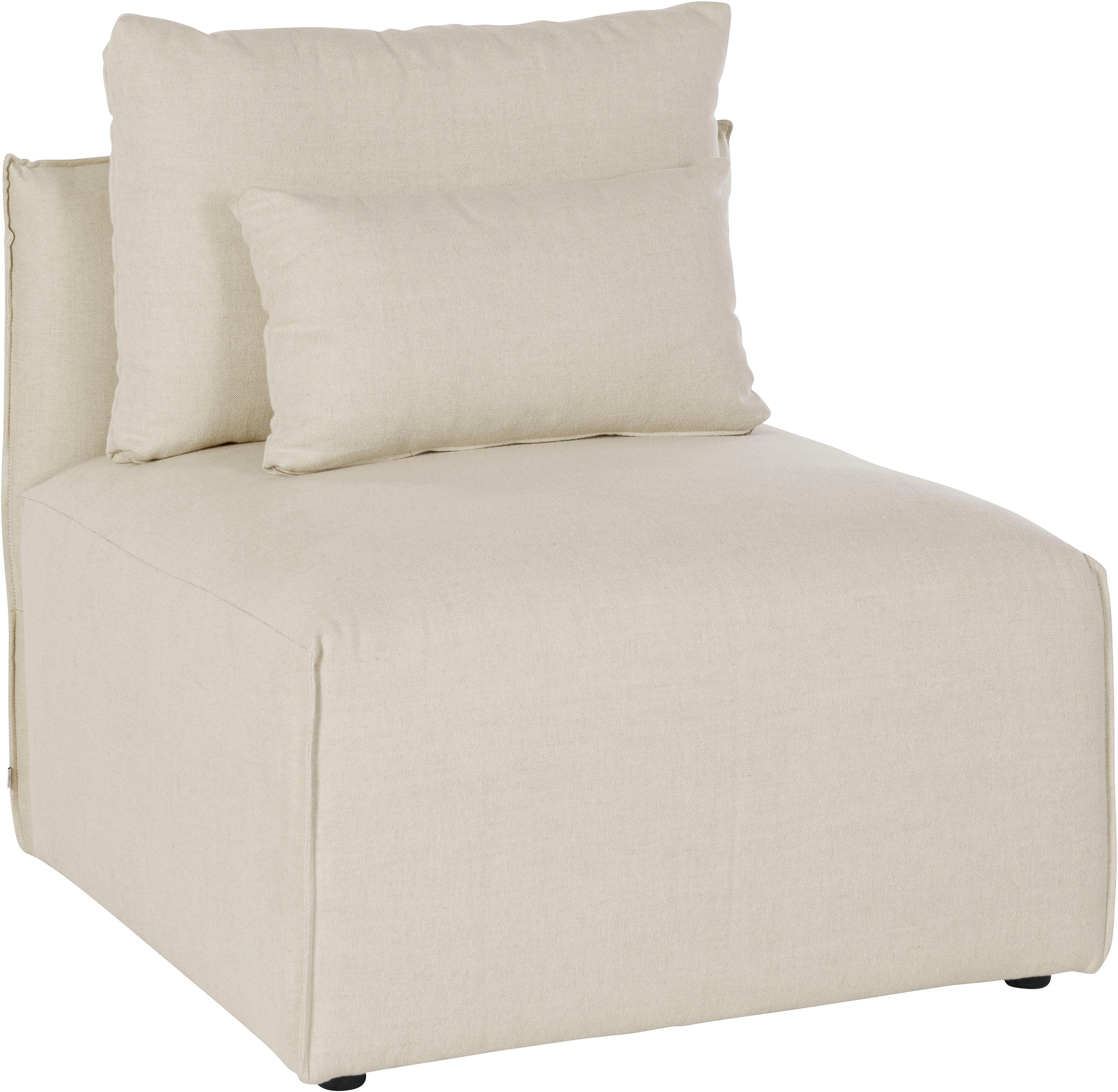 Sessel ANDAS "Nöre", beige (natur), B:82cm H:74cm T:90cm, Samtoptik (100% Polyester);Struktur (100% Polypropylene);Webstoff (100% Polyester);Struktur fein (100% Polyester);Luxus-Microfaser Lederoptik (100% Polyester);Baumwoll-/Leinenmix (60%... Image