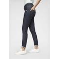 Skinny-fit-Jeans GANG "94Medina" Gr. 30, N-Gr, blau (rinsed) Damen Jeans Röhrenjeans mit stylischer halb offener Knopfleiste