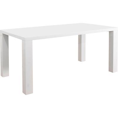 Esstische in 140x90 cm cm, x 140 B/H/T: x edlem 76 Esstisch 90 cm Gr. cm, rechteckig weiß Hochglanz SALESFEVER Tische