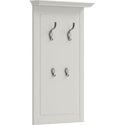 Garderobenpaneel HOME AFFAIRE "Evergreen", weiß (elfenbein weiß), B:70cm H:108,8cm T:12,5cm, MDF, Spanplatte, Garderobenpaneele, hochwertig UV lackiert Image