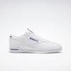 Sneaker REEBOK CLASSIC "EX-O-FIT CLEAN LOGO INT", Gr. 46, blau (int, weiß, royal, blau), Leder, sportlich, Schuhe Herrenschuh Sneaker