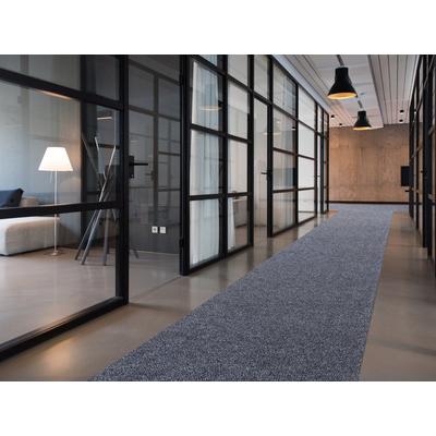Läufer "Schmutzfangläufer PICOLLO, Made in Belgium", grau (grau, blau), B:200cm H:8mm L:250cm, Polypropylen (PP), PRIMAFLOR-IDEEN IN TEXTIL, Teppiche, Schmutzfangläufer, Schmutzfangmatte, meliert, strapazierfähig, rutschhemmend Image