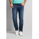 5-Pocket-Jeans BUGATTI Gr. 42, Länge 30, blau (mittelblau stone) Herren Jeans 5-Pocket-Jeans