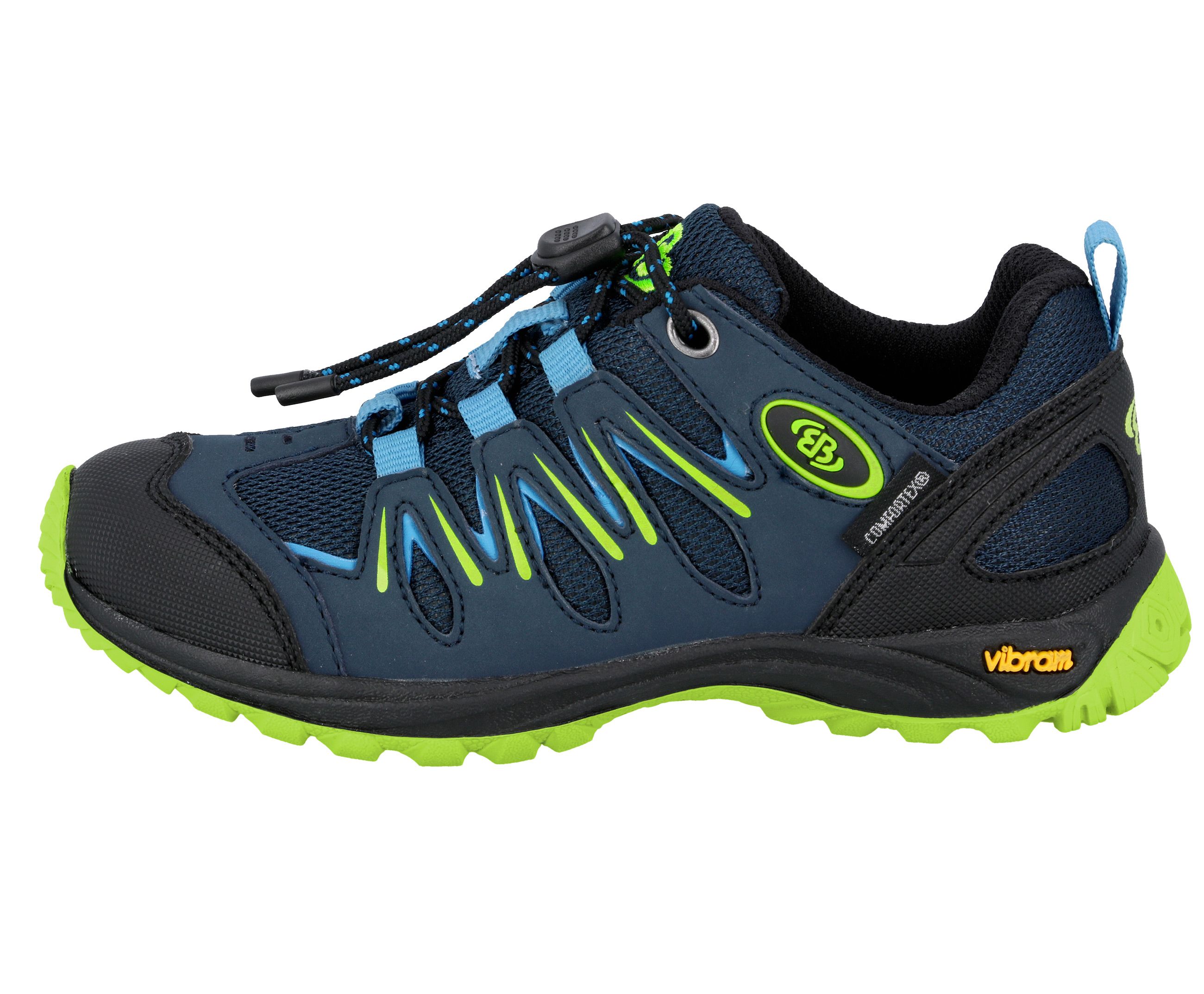 Wanderschuh BRÜTTING "Outdoorschuh Expedition Kids", Kinder, Gr. 34, blau, Synthetik, Schuhe Wanderschuh