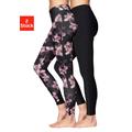 Leggings H.I.S Gr. 40/42, N-Gr, schwarz (gemustert, schwarz, schwarz) Damen Hosen Leggings