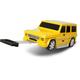 Hartschalen-Trolley PACKENGER "Mercedes-Benz G63" Gr. B/H/T: 26 cm x 49 cm x 21 cm 20 l, gelb Koffer Handgepäck-Koffer