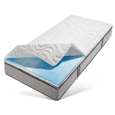 Topper BECO "Greenfirst Soft", weiß, B:90cm H:8cm L:220cm, Gelschaum, Topper, Topper in 90x200 cm und diversen Größen, Matratzentopper mit Gelschaum Image