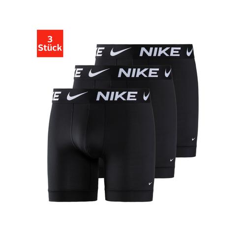 Boxer NIKE UNDERWEAR Gr. XL, schwarz Herren Unterhosen mit besonders langem Bein