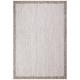 Teppich CARPET CITY "Outdoor" Teppiche Gr. B/L: 160 cm x 230 cm, 5 mm, 1 St., beige Esszimmerteppiche UV-beständig, Flachgewebe, auch in quadratischer Form erhältlich
