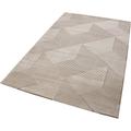 Teppich ESPRIT "Velvet Groove" Teppiche Gr. B/L: 133 cm x 200 cm, 12 mm, 1 St., beige Esszimmerteppiche