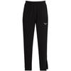 Jerseyhose TRIGEMA "TRIGEMA Freizeithose mit Bein-Reißverschluss", Damen, Gr. S, US-Größen, schwarz, 74% Nylon, 26% Elastan, Basic, Hosen