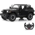 RC-Auto JAMARA "Jeep Wrangler JL 1:14 2,4 GHz" Fernlenkfahrzeuge schwarz Kinder Ab 6-8 Jahren