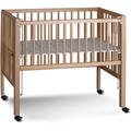 Beistellbett TISSI "MAXI Boxspring, natur" Gr. Liegefläche B/L: 50 cm x 90 cm, kein Härtegrad, Schaumstoffmatratze, beige (natur) Baby Babybetten Beistellbetten