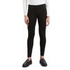Jerseyhose MARC O'POLO "mit breitem Bund", Damen, Gr. M, Normalgrößen, schwarz, Sweatware, Obermaterial: 71% Viskose, 24% Polyamid, 5% Elasthan, unifarben, casual, slim fit lang, Hosen