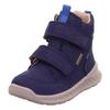 Winterboots SUPERFIT "BREEZE WMS: mittel", Kinder, Gr. 26, blau (dunkelblau), Nubukleder, unifarben, sportlich, Schuhe, Babyschuh, Klettschuh mit GORE-Tex, Größenschablone zum Download