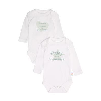 Body LILIPUT "Superhero / Superbaby", Baby, Gr. 86/92, EURO-Größen, weiß, 100% Baumwolle, bedruckt, casual, kurz, Rundhals, Langarm, Bodies, mit Druckknöpfen im Schritt