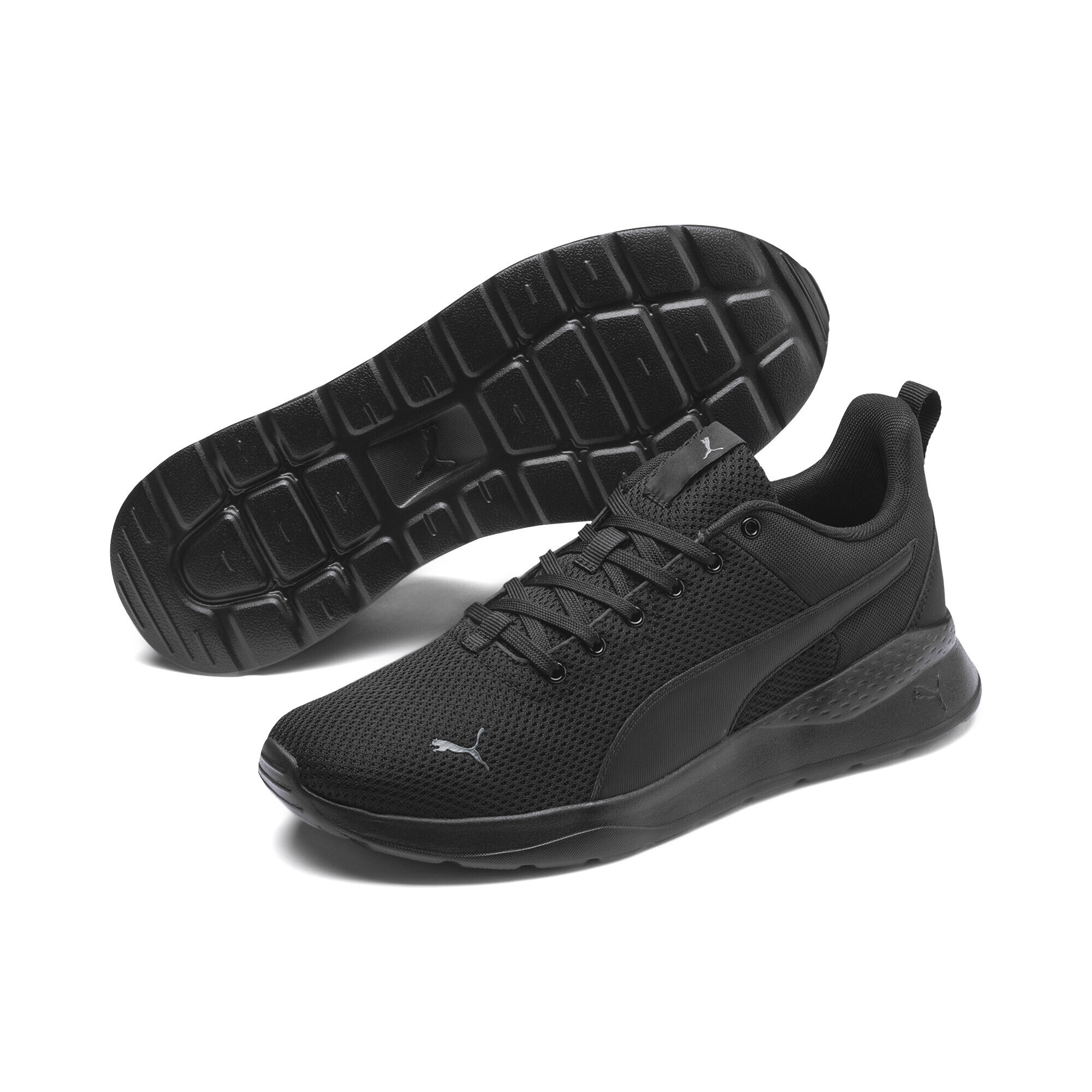 Sneaker PUMA "Anzarun Lite Sneakers Erwachsene", Herren, Gr. 43, schwarz, Obermaterial: Synthetik, Textil; Futter: Textil; Innensohle: Textil; Laufsohle: Synthetik, Gummi, Schuhe Sneaker