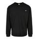 Longsleeve URBAN CLASSICS "Herren Organic Cotton Short Curved Oversized LS" Gr. L, schwarz (black) Herren Shirts Langarm