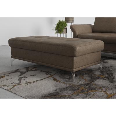 Polsterhocker INOSIGN "Palm Beach", braun, B:133cm H:47cm T:72cm, 100%Polyester, Hocker, passend zur Polsterserie "Palm Beach", B/T/H: 133/72/47 Image