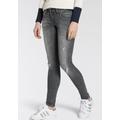 Skinny-fit-Jeans LTB "JULITAXSMU" Gr. 25, Länge 32, grau (lita wash) Damen Jeans 5-Pocket-Jeans Röhrenjeans