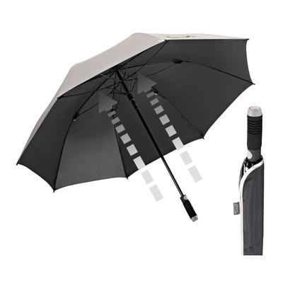Partnerschirm EUROSCHIRM "birdiepal Automatic, silber", silber (silberfarben), Bezug: 100% Polyester, uni, Regenschirme, Regenschirm für Zwei, mit großem Dach, Automatik und mit UV-Schutz 50+ Image