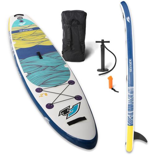 „SUP-Board F2 „“Seaside Kid ohne Paddel““ Wassersportboards Gr. 9,2 280 cm, grün Stand Up Paddle“