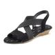 Sandalette VIVANCE "Sommerschuh, Sandale" Gr. 38, schwarz Damen Schuhe Strandschuhe