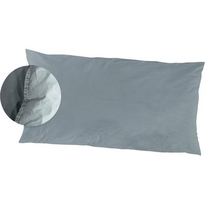 Kissenbezüge PRIMERA "Kissenbezüge »Stone Washed«, Primera (2 Stück)", grün, B:80cm L:40cm, Renforcu00e9, Obermaterial: 100% Baumwolle, Kissenbezüge, mit Stone-Washed Optik Image