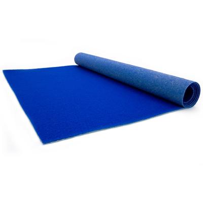 Läufer "PODIUM, Made in Belgium", blau, B:200cm H:2,6mm L:600cm, Polypropylen (PP), PRIMAFLOR-IDEEN IN TEXTIL, Teppiche, Breite 200 cm, Nadelfilz, Uni-Farben, ideal für Veranstaltungen Image