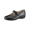 Ballerina, Damen, Gr. 7,5, schwarz, Lederimitat, HALLUX SOFT BY GOLDKRONE, klassisch, Schuhe